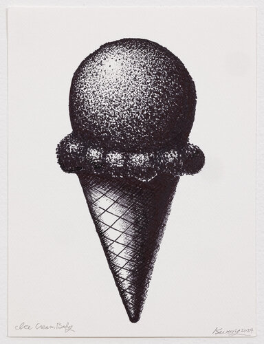 Ice Cream Baby de Evri Kwong, Obra en papel a la venta en Singulart