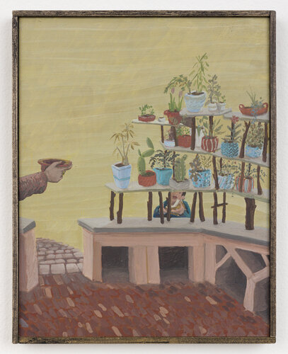 Instructing On The Scientific Method By Talking To Plants by Christopher Ulivo, 絵画 for Sale on Singulart