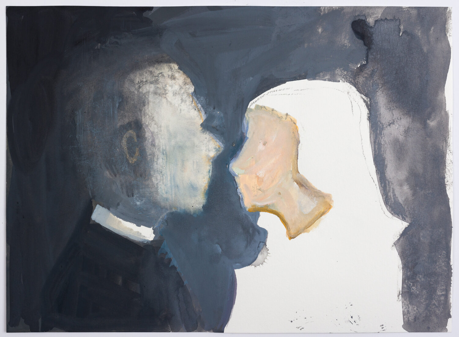 Couple Margarete Hahner Work on Paper for sale