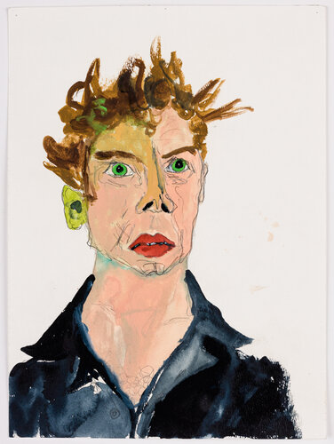 One Green Ear by Eve Wood, Work on Paper for Sale on Singulart