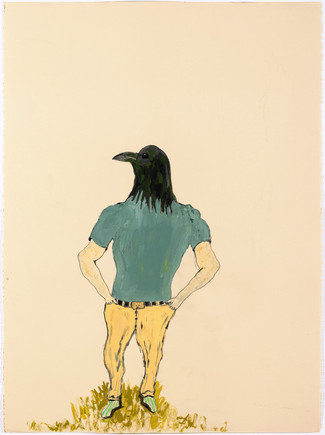 On Any Given Day Eve Wood Work on Paper for sale