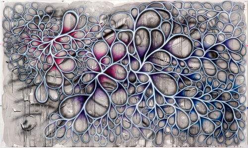 Flaming Telepaths I by Laurie Steelink, Painting for Sale on Singulart