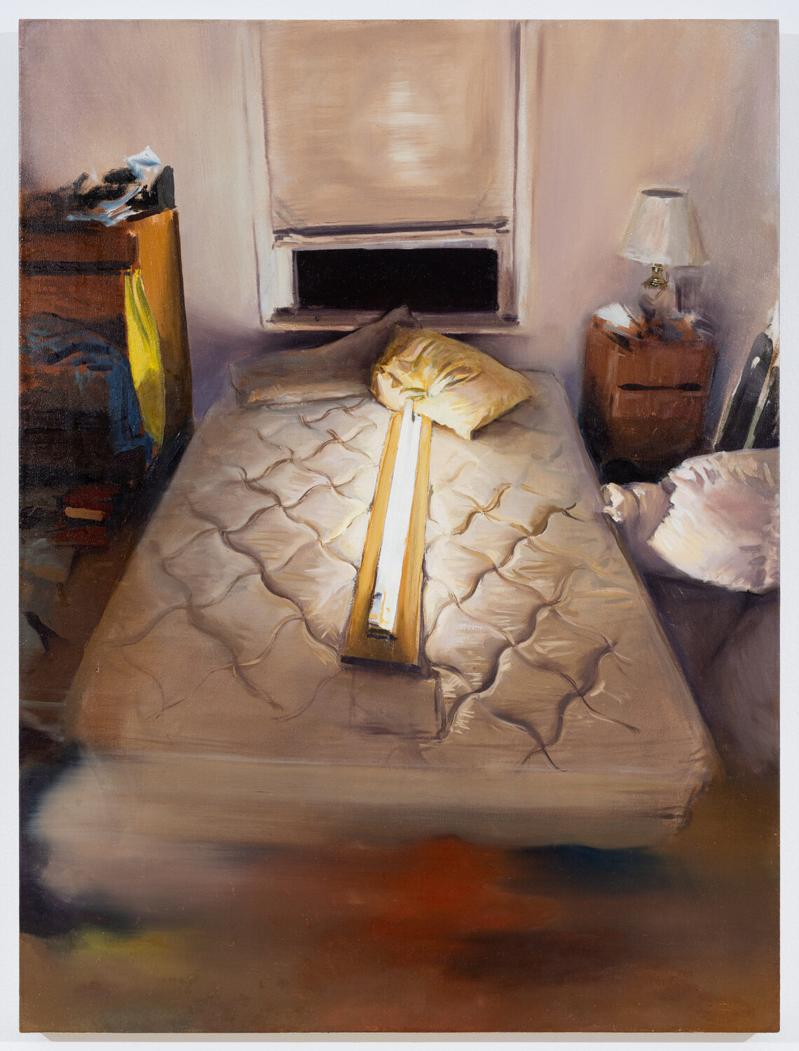 Unmade Bed (Lantern) Frank Ryan Peinture originale à vendre