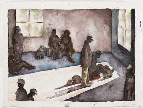 Waiting 1 von Lenny Silverberg, Werk auf Papier kaufen auf Singulart