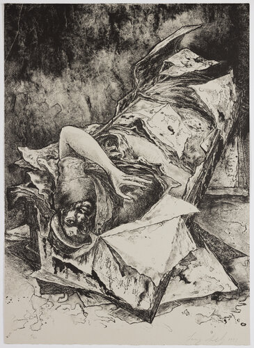 He Woke Up Scared von Lenny Silverberg, Werk auf Papier kaufen auf Singulart