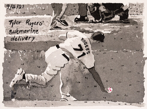 Moonlight Graham No. 345 by John Collins, 紙の作品 for Sale on Singulart