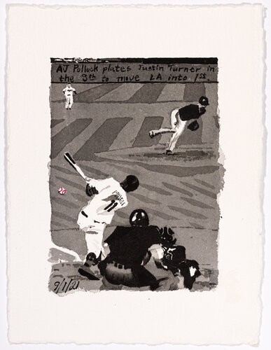 Moonlight Graham No. 344 by John Collins, 紙の作品 for Sale on Singulart