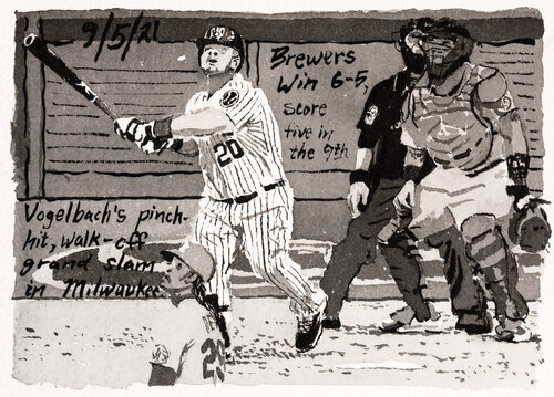 Moonlight Graham No. 348 by John Collins, 紙の作品 for Sale on Singulart