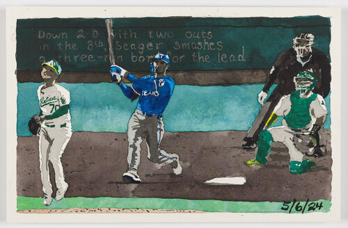 Moonlight Graham No. 21 by John Collins, 紙の作品 for Sale on Singulart