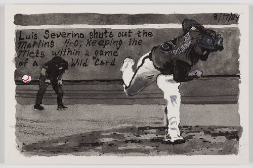 Moonlight Graham No. 118 by John Collins, 紙の作品 for Sale on Singulart