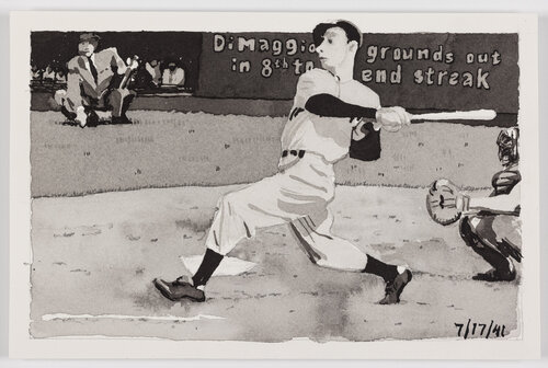 Moonlight Graham No. 88 by John Collins, 紙の作品 for Sale on Singulart