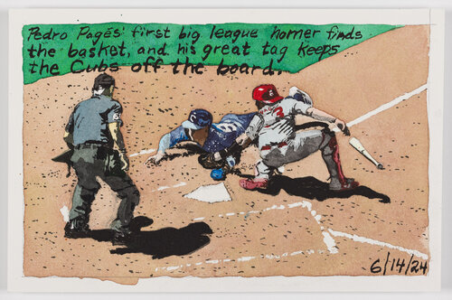 Moonlight Graham No. 55 von John Collins, Werk auf Papier kaufen auf Singulart
