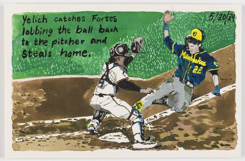 Moonlight Graham No. 33 von John Collins, Werk auf Papier kaufen auf Singulart