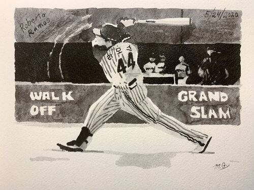 Moonlight Graham No. 58 by John Collins, 紙の作品 for Sale on Singulart