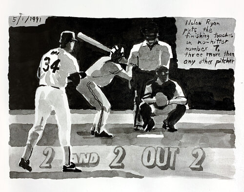Moonlight Graham No. 36 by John Collins, 紙の作品 for Sale on Singulart