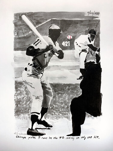 Moonlight Graham No. 28 by John Collins, 紙の作品 for Sale on Singulart