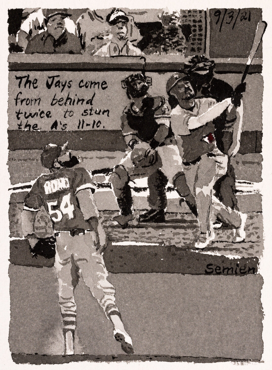 Moonlight Graham No. 346 John Collins Work on Paper for sale