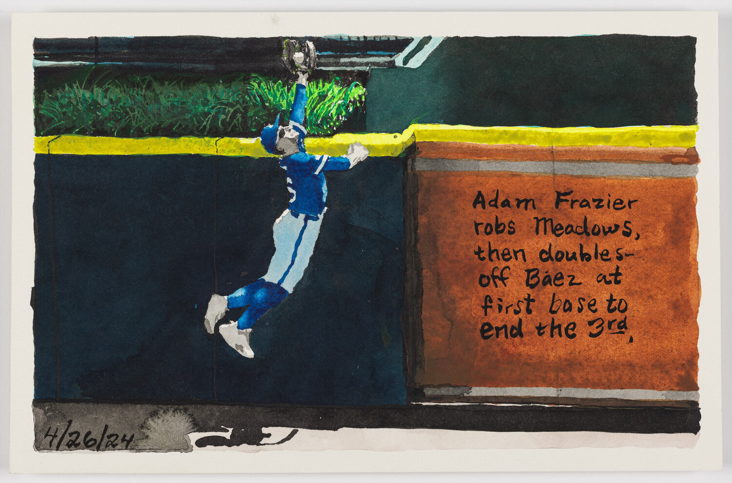 Moonlight Graham No. 16 John Collins Werk auf Papier zu verkaufen