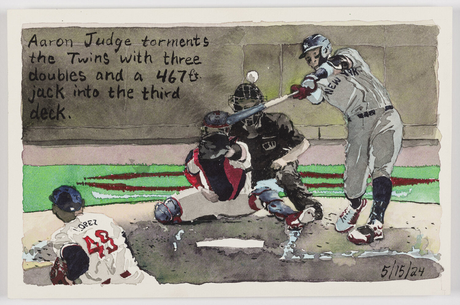 Moonlight Graham No. 30 John Collins Werk auf Papier zu verkaufen