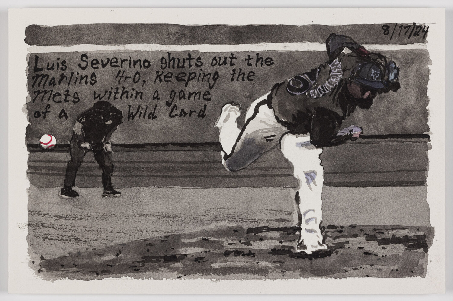 Moonlight Graham No. 118 John Collins Werk auf Papier zu verkaufen