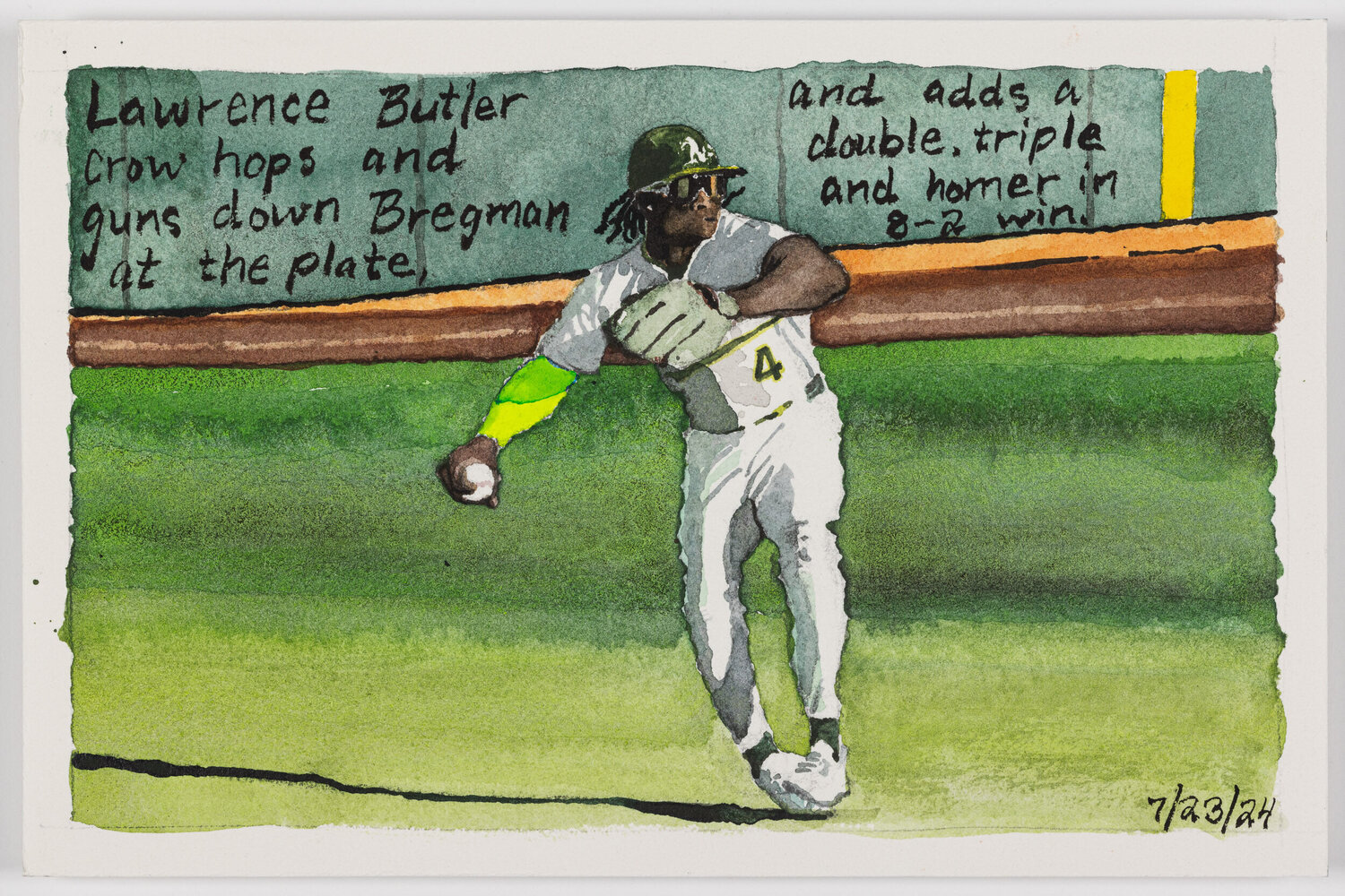 Moonlight Graham No. 94 John Collins Work on Paper for sale