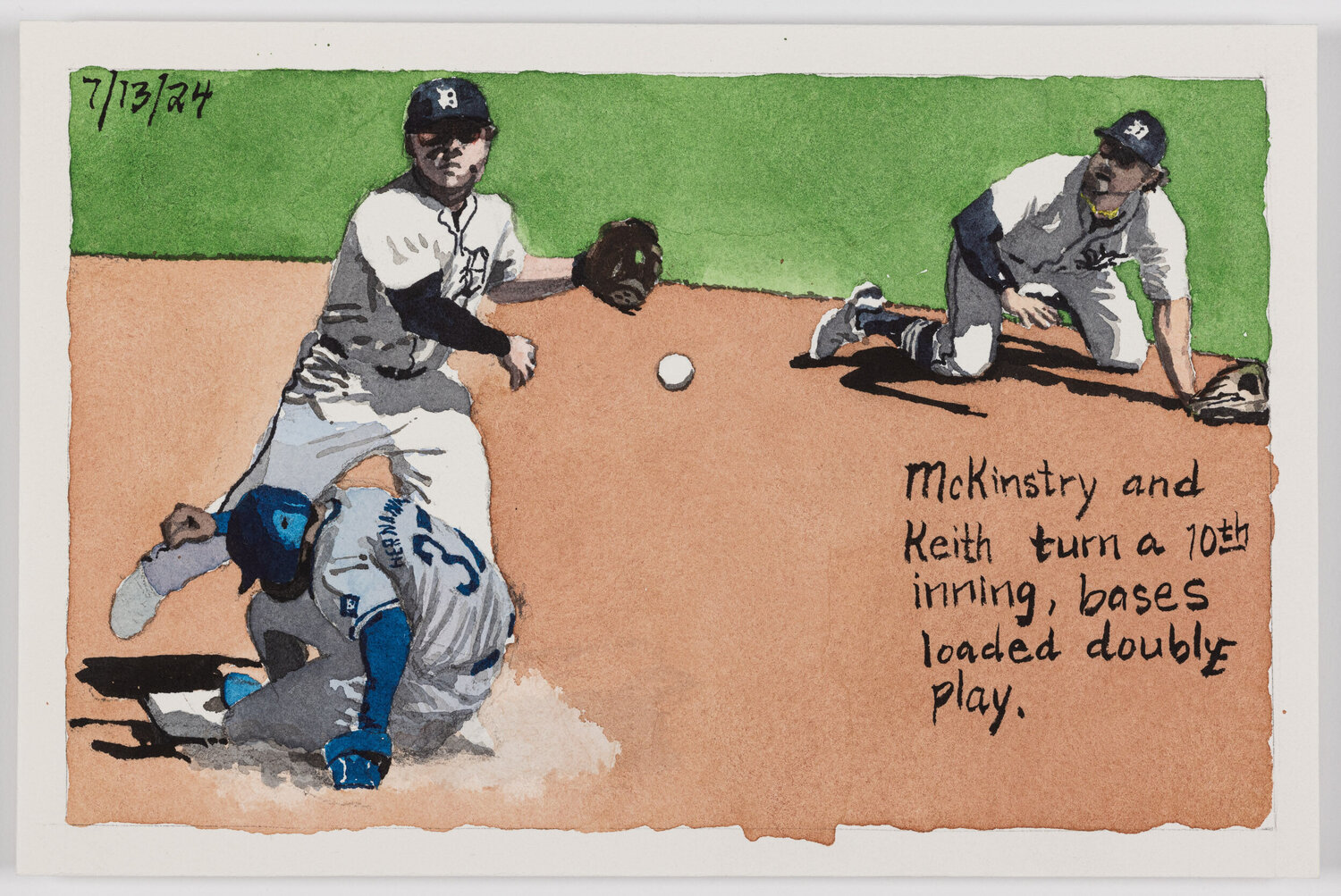 Moonlight Graham No. 84 John Collins Work on Paper for sale