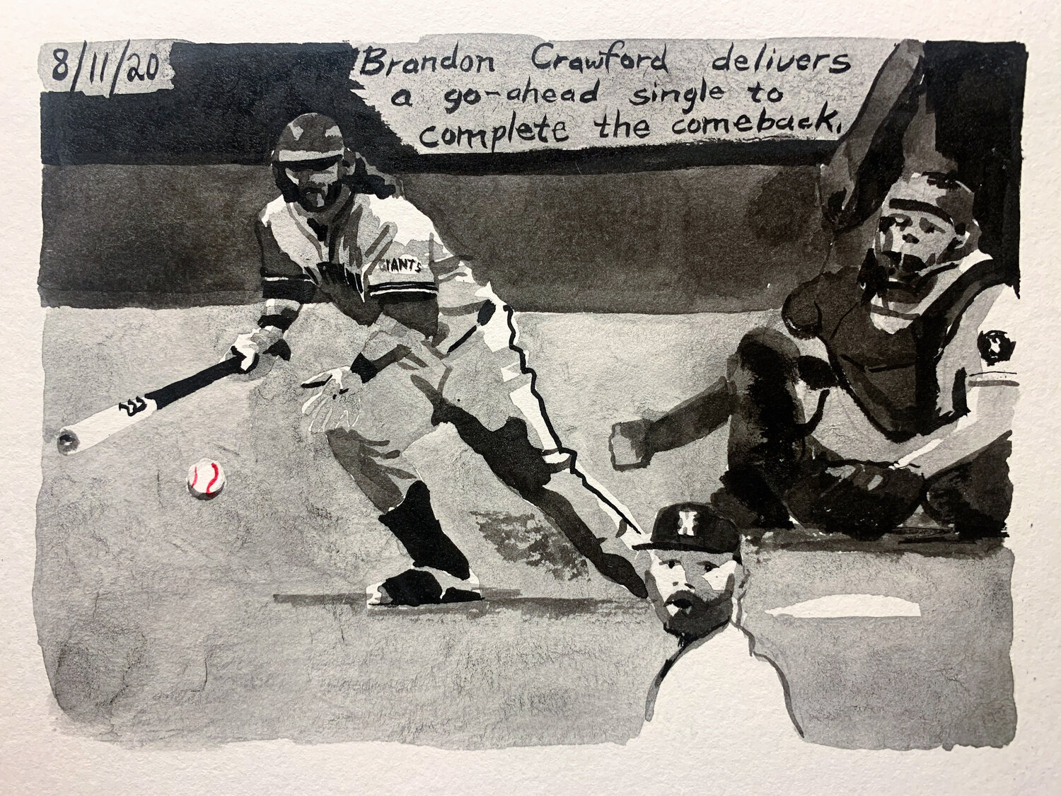 Moonlight Graham No. 116 John Collins Werk auf Papier zu verkaufen