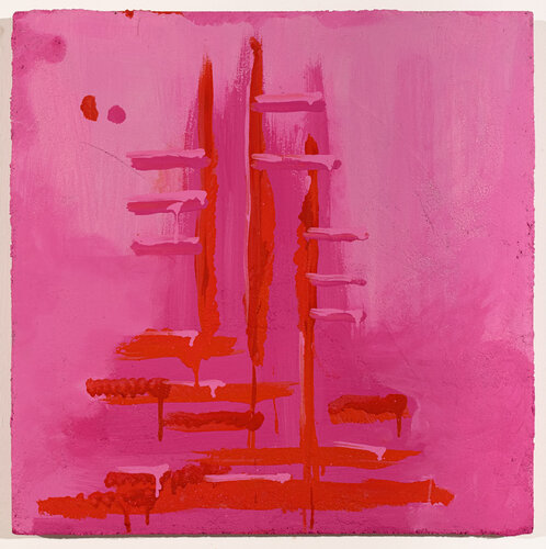 Pink Guardian di Galia Linn, Pittura in vendita su Singulart