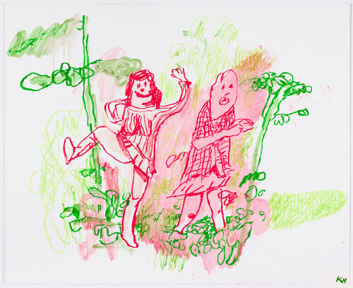 The Barbaglia's di Kathleen Henderson, Opera su carta in vendita su Singulart
