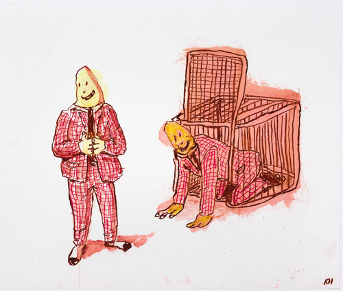 Cage di Kathleen Henderson, Opera su carta in vendita su Singulart