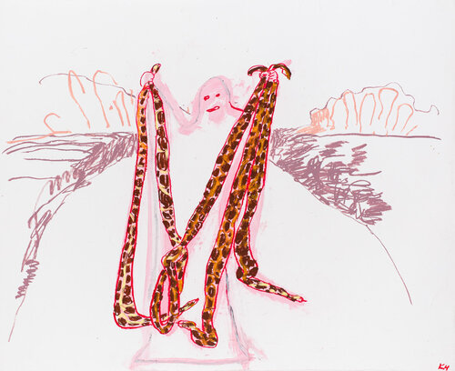 Serpents di Kathleen Henderson, Opera su carta in vendita su Singulart