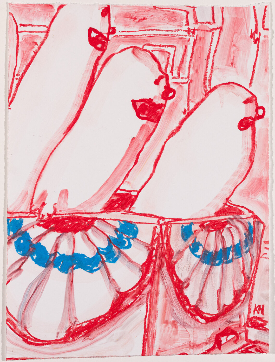 Outtake Drawing Kathleen Henderson Opera su carta in vendita