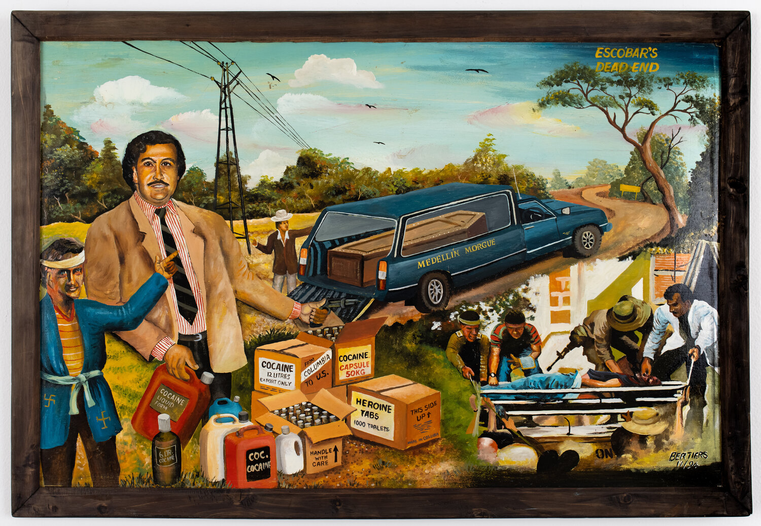 Escobar's dead end Joseph Bertiers Peinture originale à vendre
