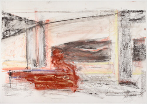 Untitled (Western Motel, 1957) par Terry Rosenberg, Œuvre sur papier en vente sur Singulart