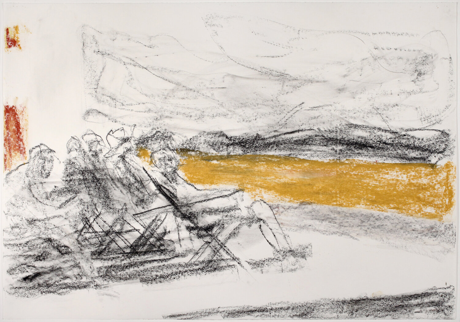 Untitled (People In The Sun, 1960) Terry Rosenberg Œuvre sur papier à vendre
