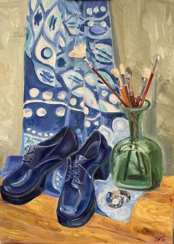 Shoes by Iryna Barabash, Painting for Sale on Singulart