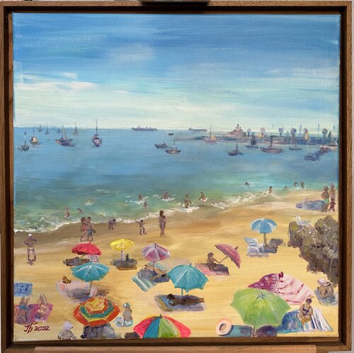 At the erdge of the world par Iryna Barabash, Peinture en vente sur Singulart
