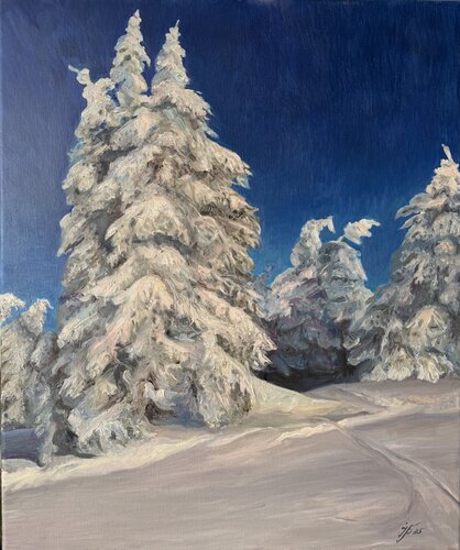 Silent Majesty di Iryna Barabash, Pittura in vendita su Singulart
