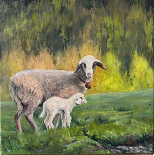 A Mother's Watch von Iryna Barabash, Malerei kaufen auf Singulart