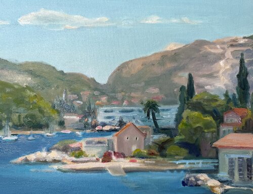 View from Mlini by Iryna Barabash, 油畫 for Sale on Singulart