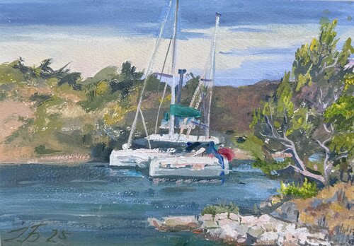 Bay Sketch before the Storm von Iryna Barabash, Malerei kaufen auf Singulart