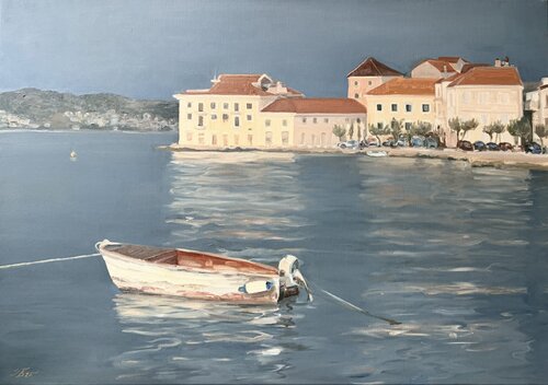 Morning in Trogir by Iryna Barabash, 油畫 for Sale on Singulart