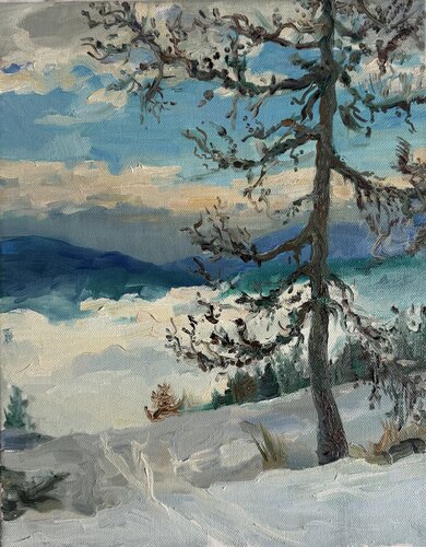 Fanningberg 1 par Iryna Barabash, Peinture en vente sur Singulart