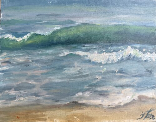 The Wave van Iryna Barabash, Schilderij te koop op Singulart