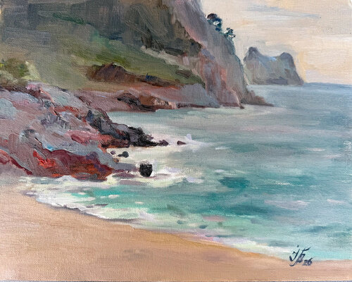 Echo of the Shore di Iryna Barabash, Pittura in vendita su Singulart