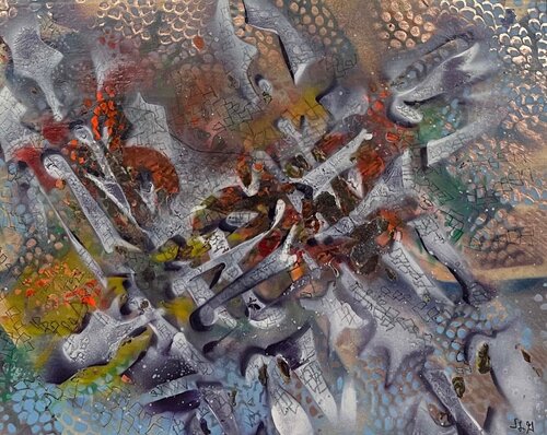 Crossroads par Jeffery Geller, Peinture en vente sur Singulart