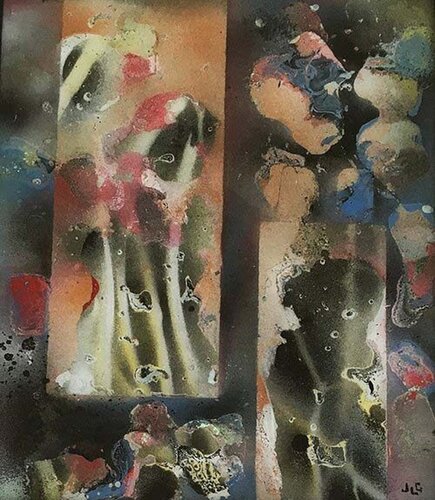 Welcome Intrusion de Jeffery Geller, Pintura a la venta en Singulart