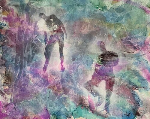 Guests by Jeffery Geller, Painting for Sale on Singulart