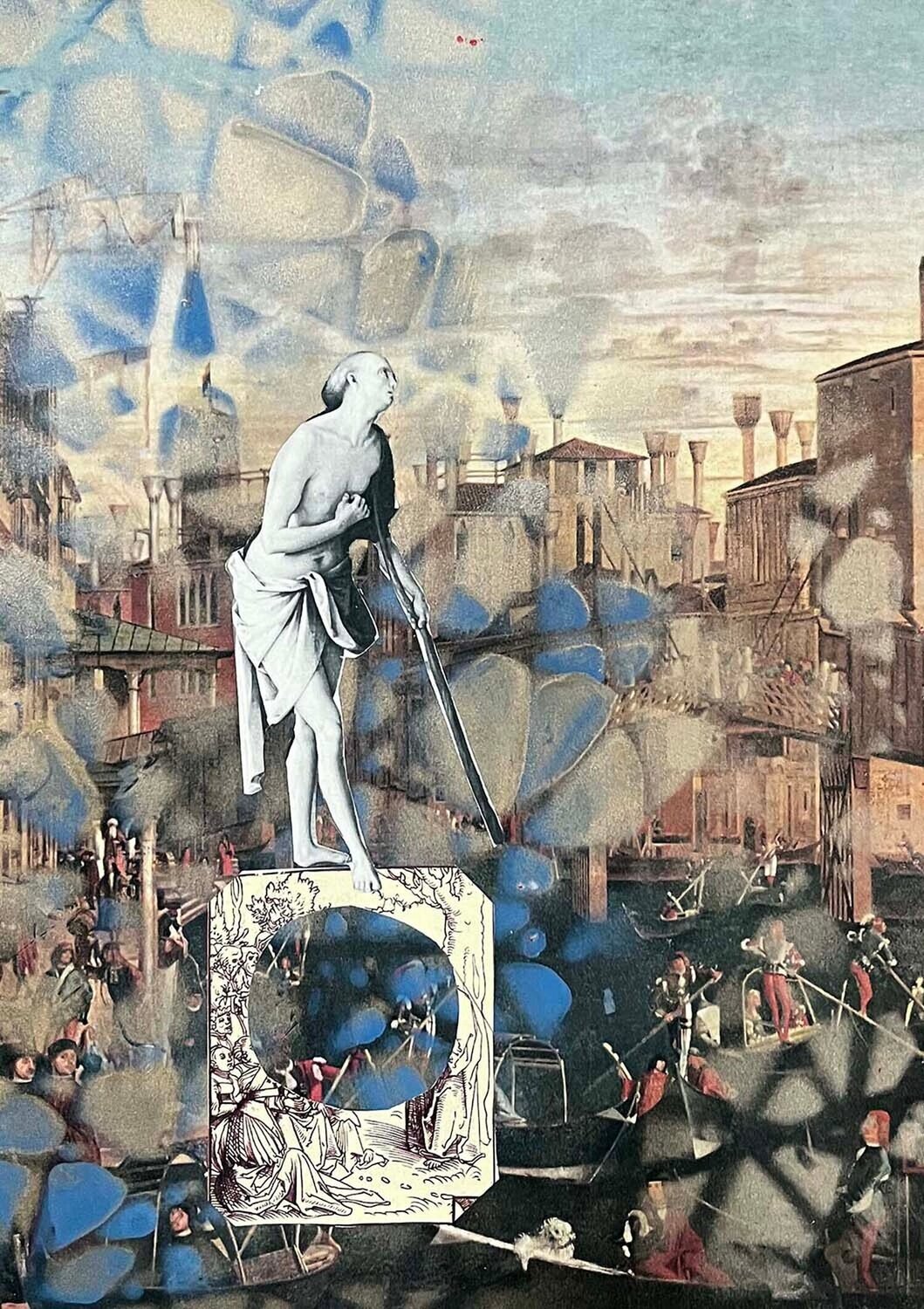 Monument to Fate Jeffery Geller Opera su carta in vendita