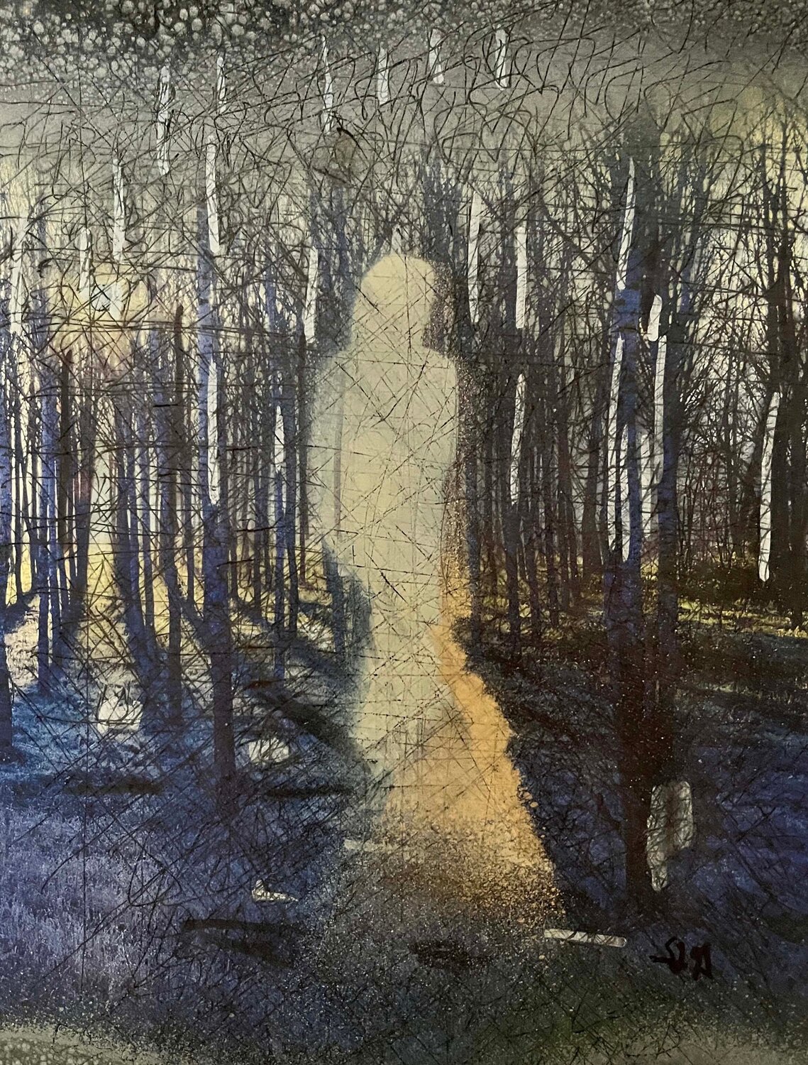 Hamadryad Jeffery Geller Origineel schilderij te koop